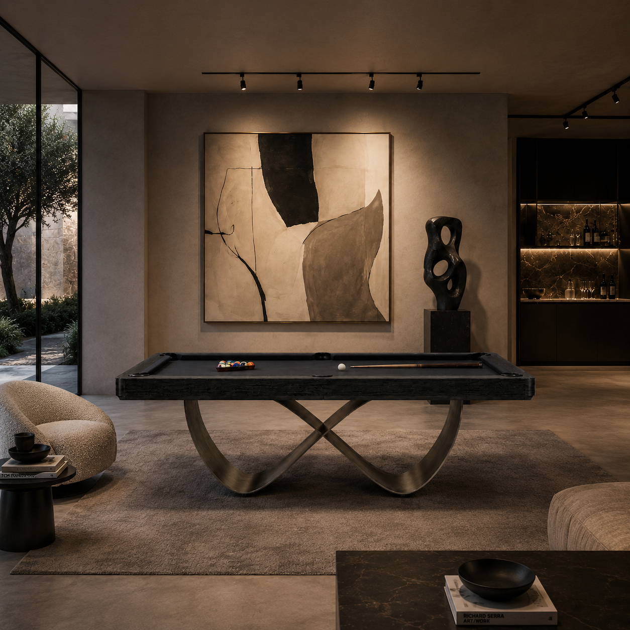 Infinity Luxury Slate Pool Table - Custom Made