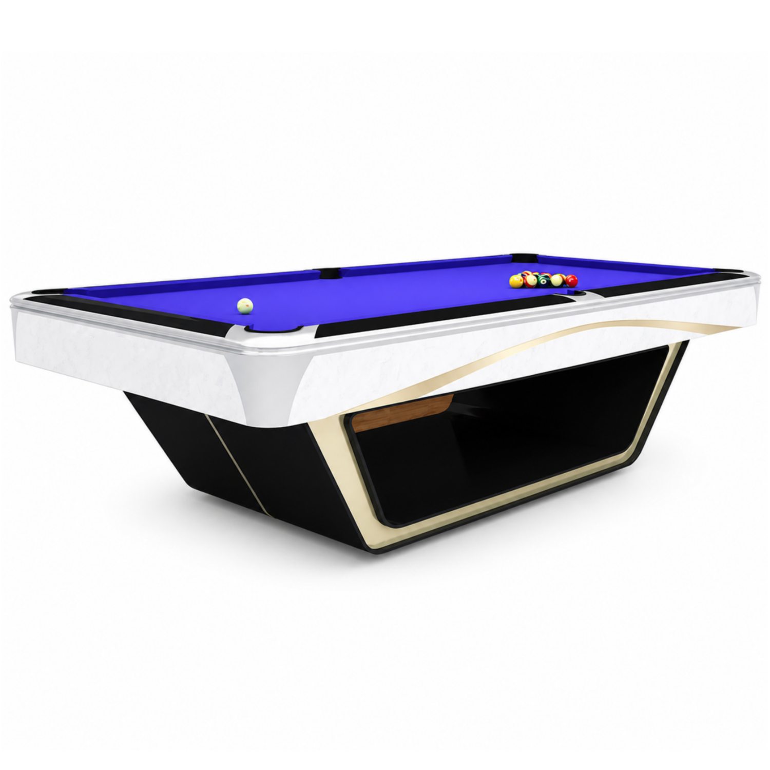 J0082 9FT Slate Pool Table | Commercial 9-Ball Pool Table – Custom Made