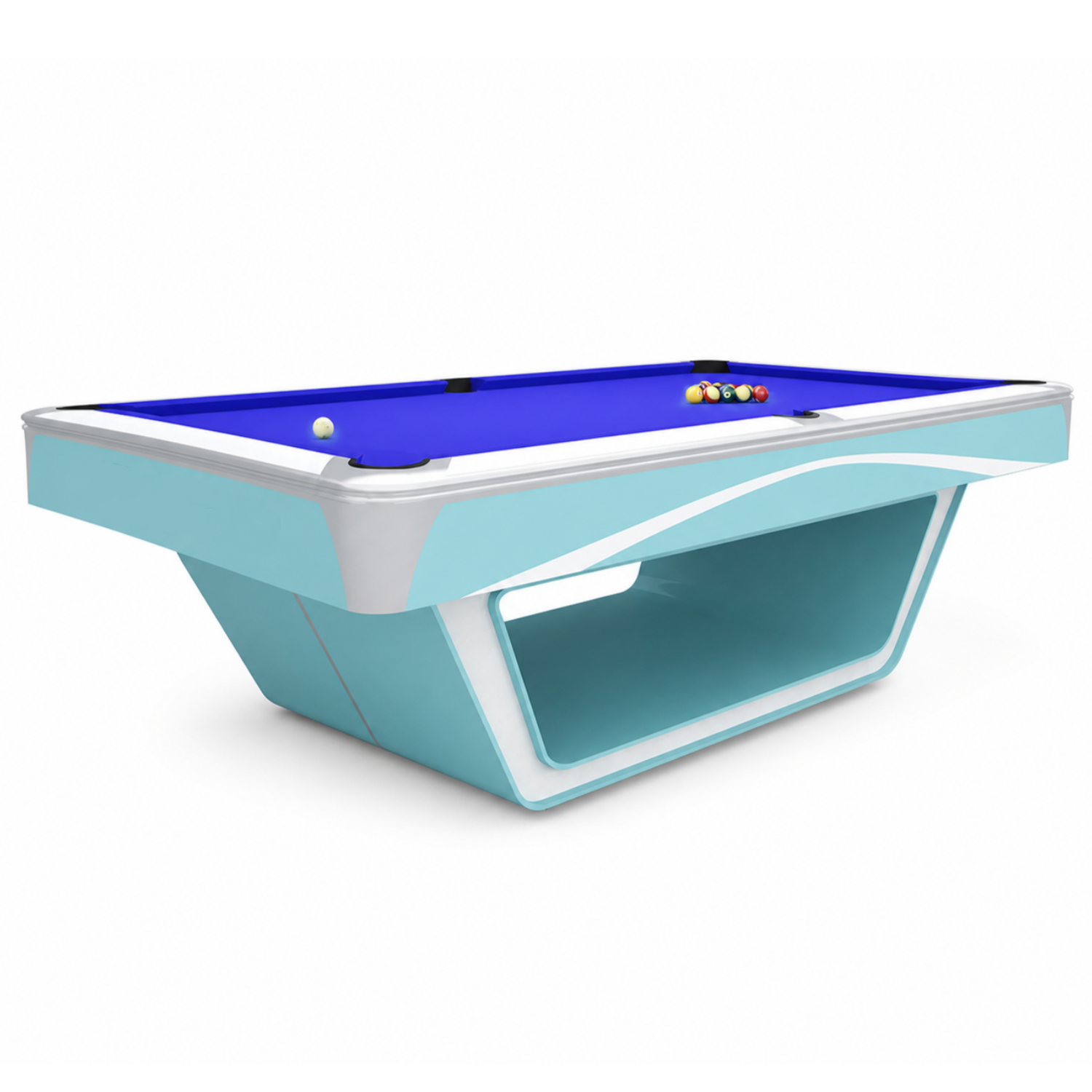 J0084 9FT Slate Pool Table | Commercial 9-Ball Pool Table – Custom Made