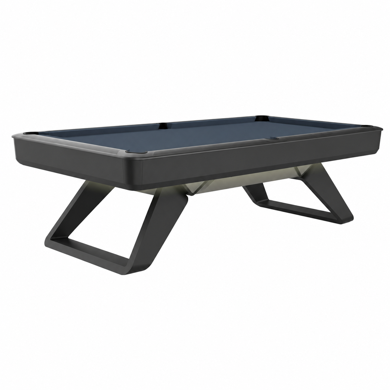 J009 9FT Slate Pool Table | Commercial 9-Ball Pool Table – Custom Made-Black