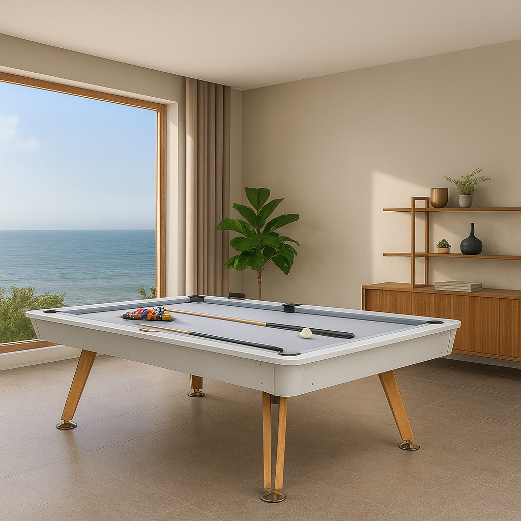 Lorne Dining Pool Table - 7FT 3IN1 (Grey Felt)