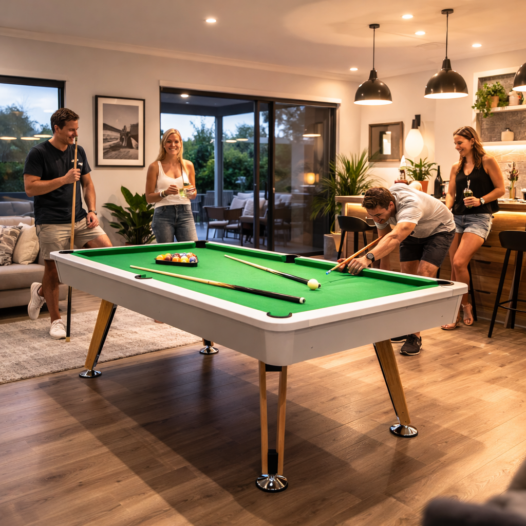 Lorne Dining Pool Table - 7FT 3IN1 (Green Felt)