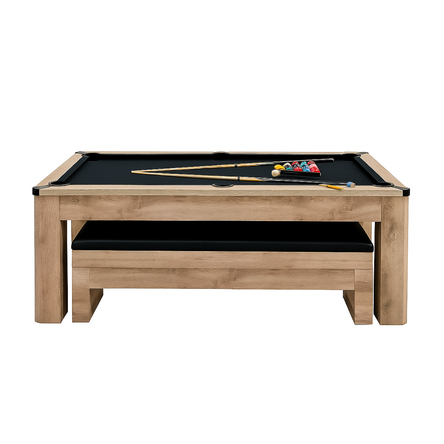 Oakline Dining Pool Table - 7FT 3IN1 (Accessories/Top Caddy)