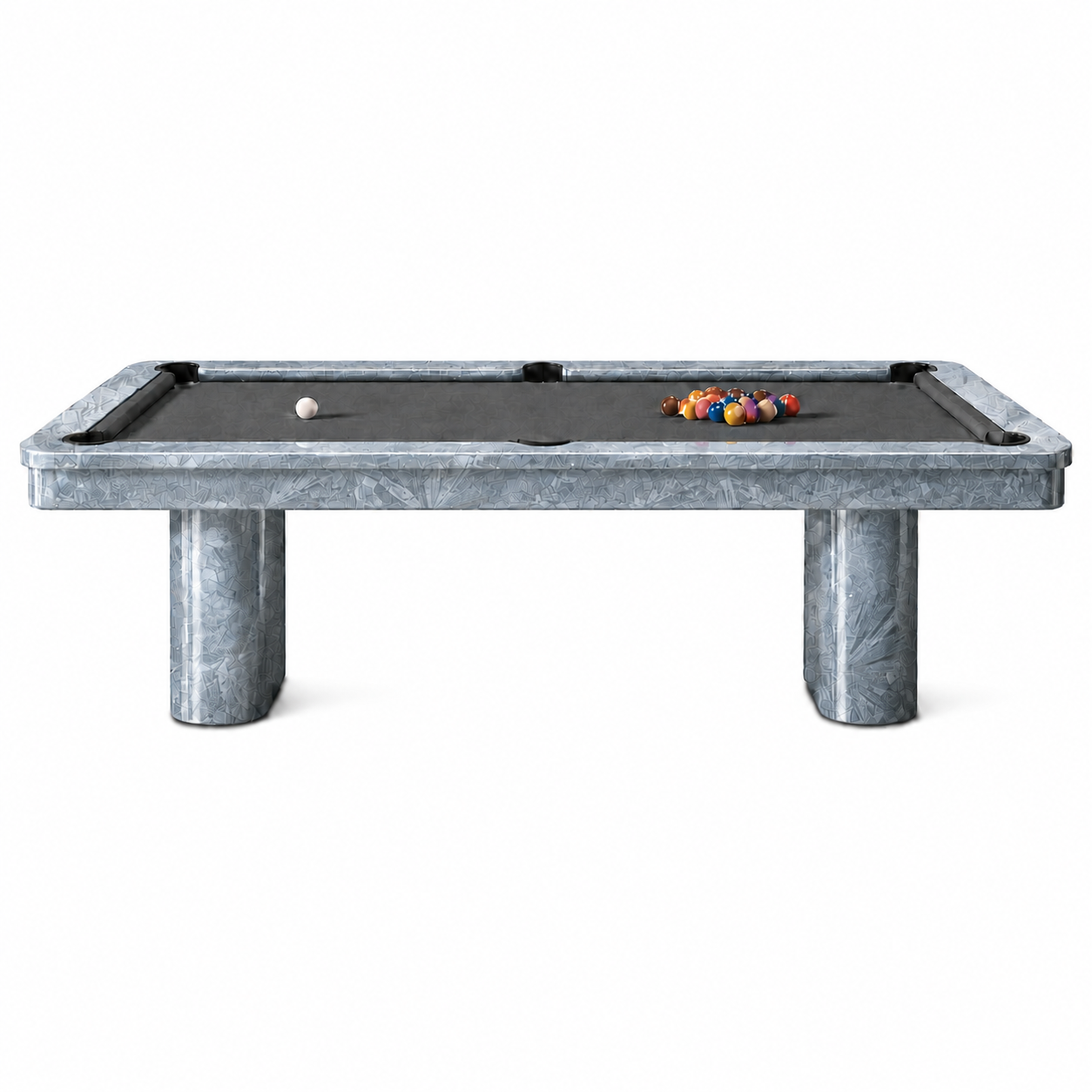 Oakridge Luxury Slate Pool Table | Crystal Vein Art Finish - Custom Made