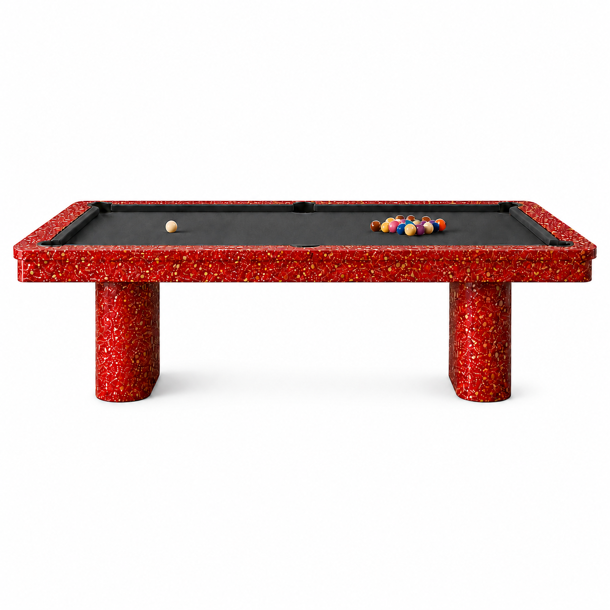 Oakridge Luxury Pool Table | Oriental Lacquer Art Finish - Custom Made