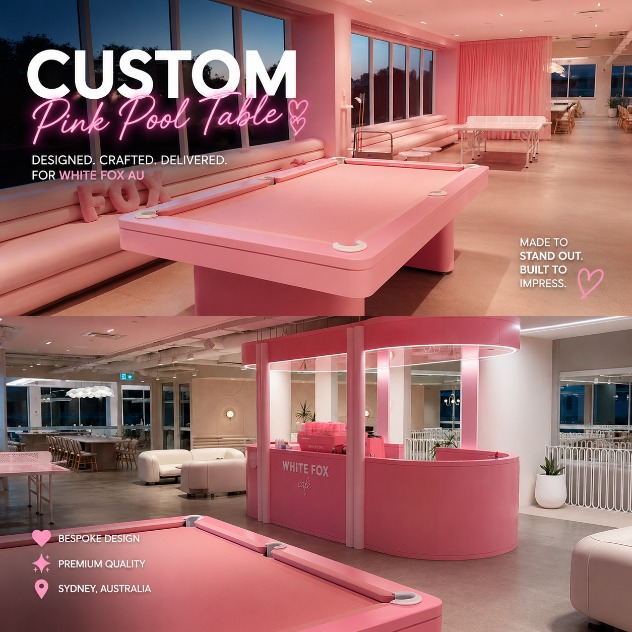 Oakridge Luxury Pool Table - Custom Made