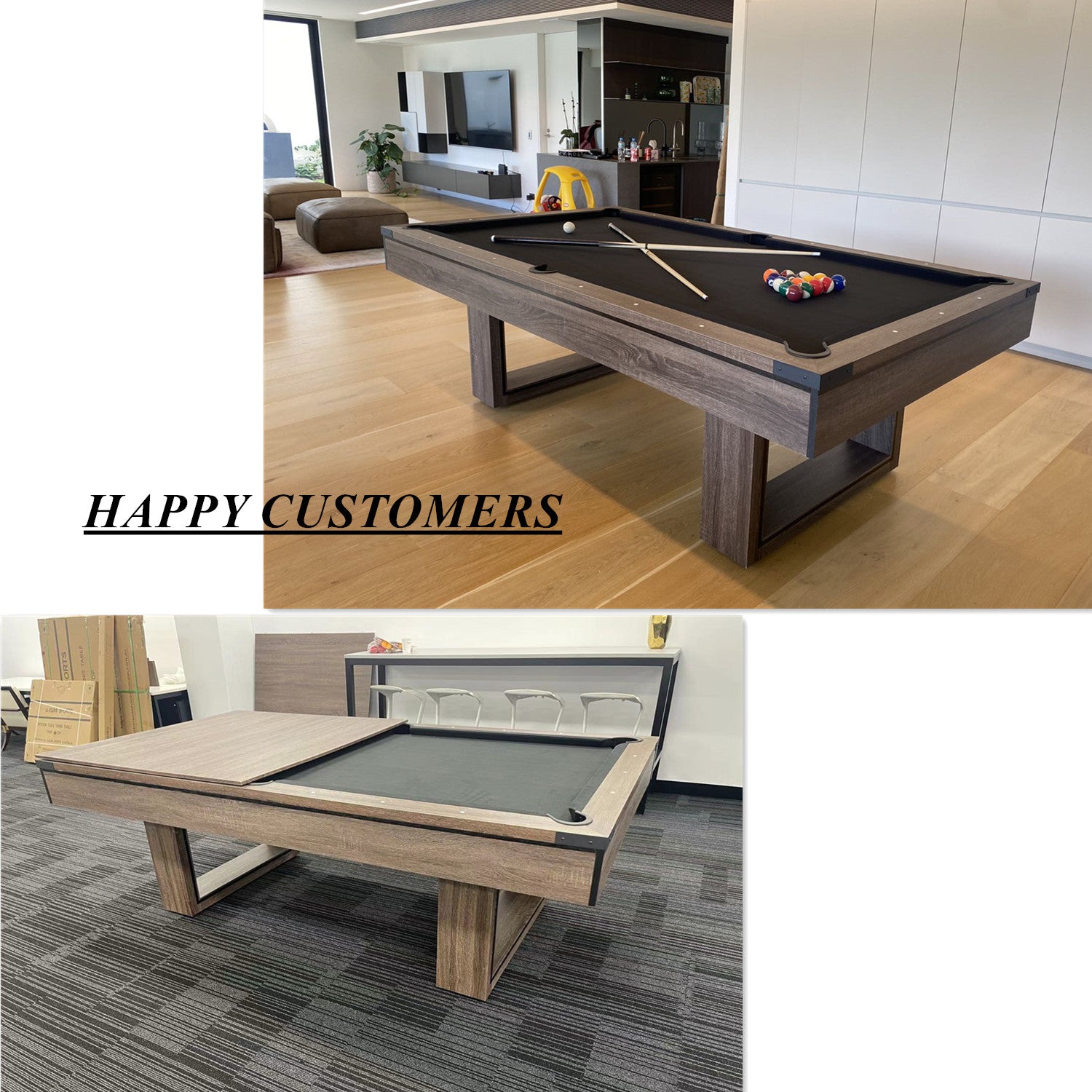 Ocala Dining Pool Table-6FT 3IN1