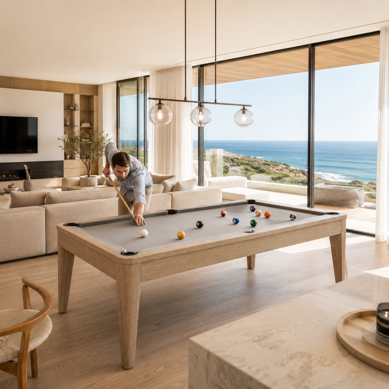Oslo Luxury Slate Pool Table - Custom Made