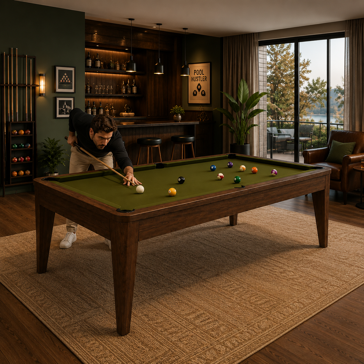 Oslo Luxury Slate Pool Table - Custom Made