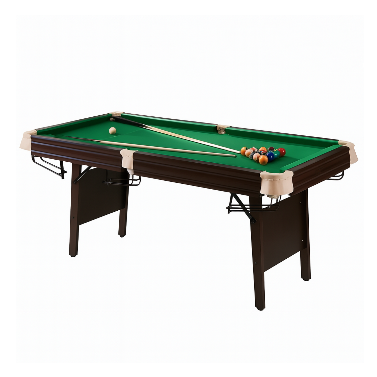 Redwick 7FT Pool Table - 3IN1 Foldable (Solid Wood)