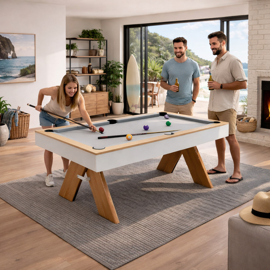 Ricardo 7FT 3IN1 Pool Table | Black TT Top-Limited Edition