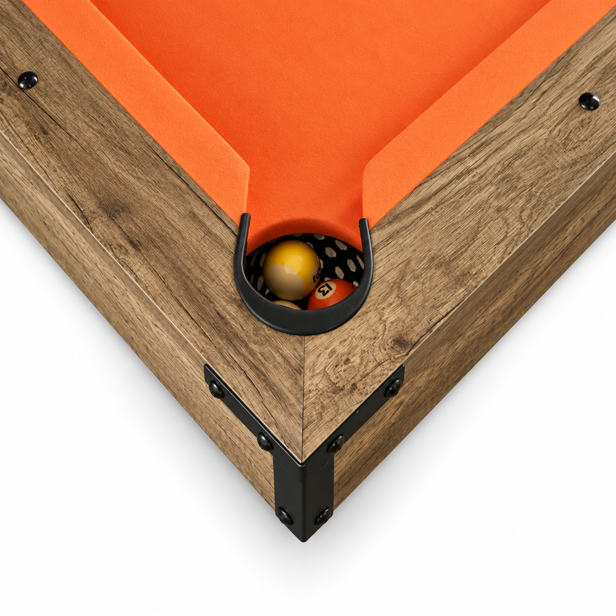 7FT Roma 3-in-1 Pool Table-Orange Felt | Melbourne Factory Outlet