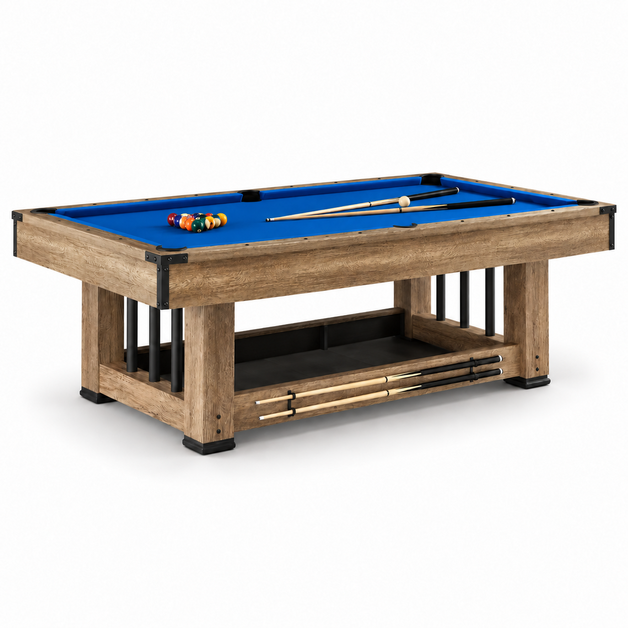 Roma 3-in-1 Pool Table-Blue Felt | Melbourne Factory Outlet