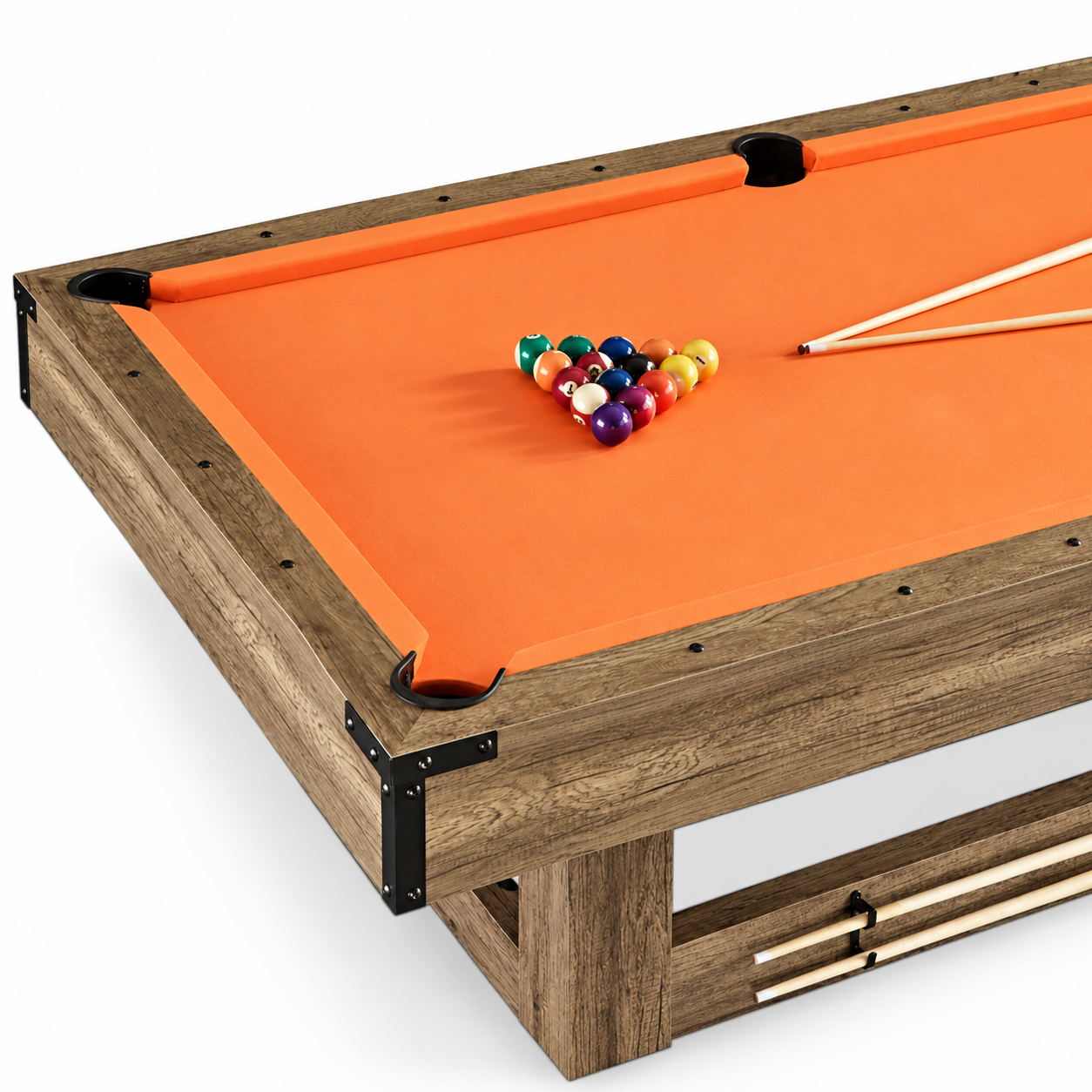 7FT Roma 3-in-1 Pool Table-Orange Felt | Melbourne Factory Outlet