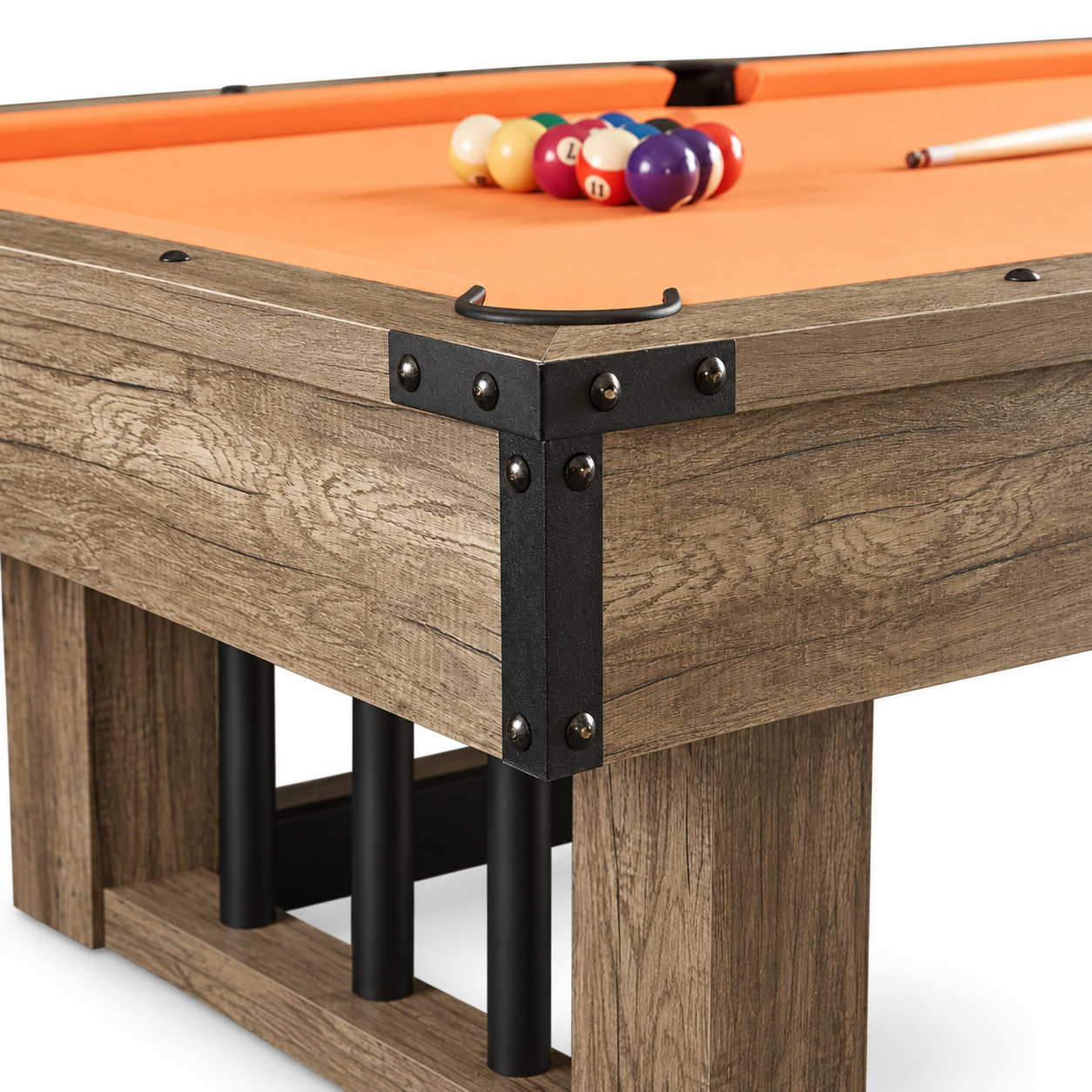 7FT Roma 3-in-1 Pool Table-Orange Felt | Melbourne Factory Outlet