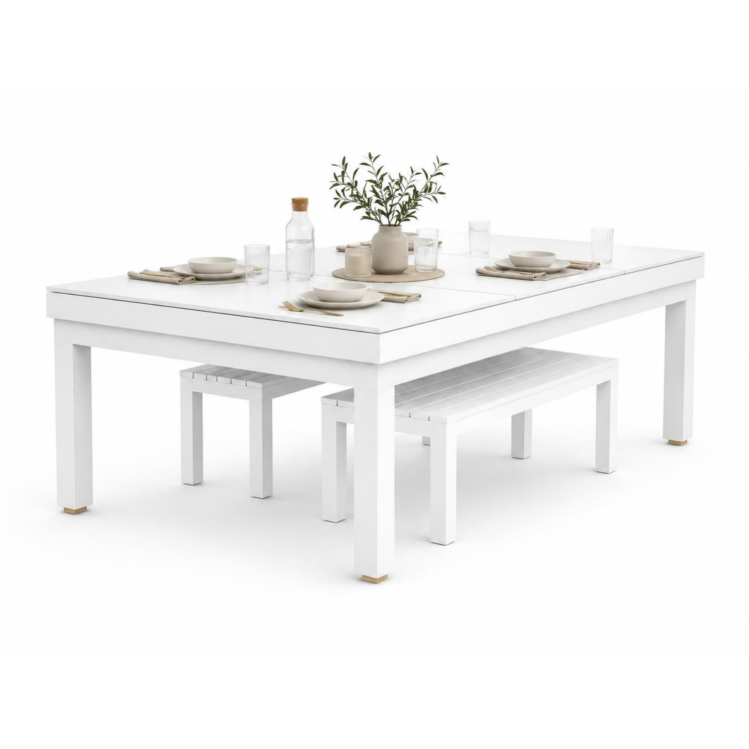Sorrento Luxury Slate Pool Table - Custom Made | Outdoor White