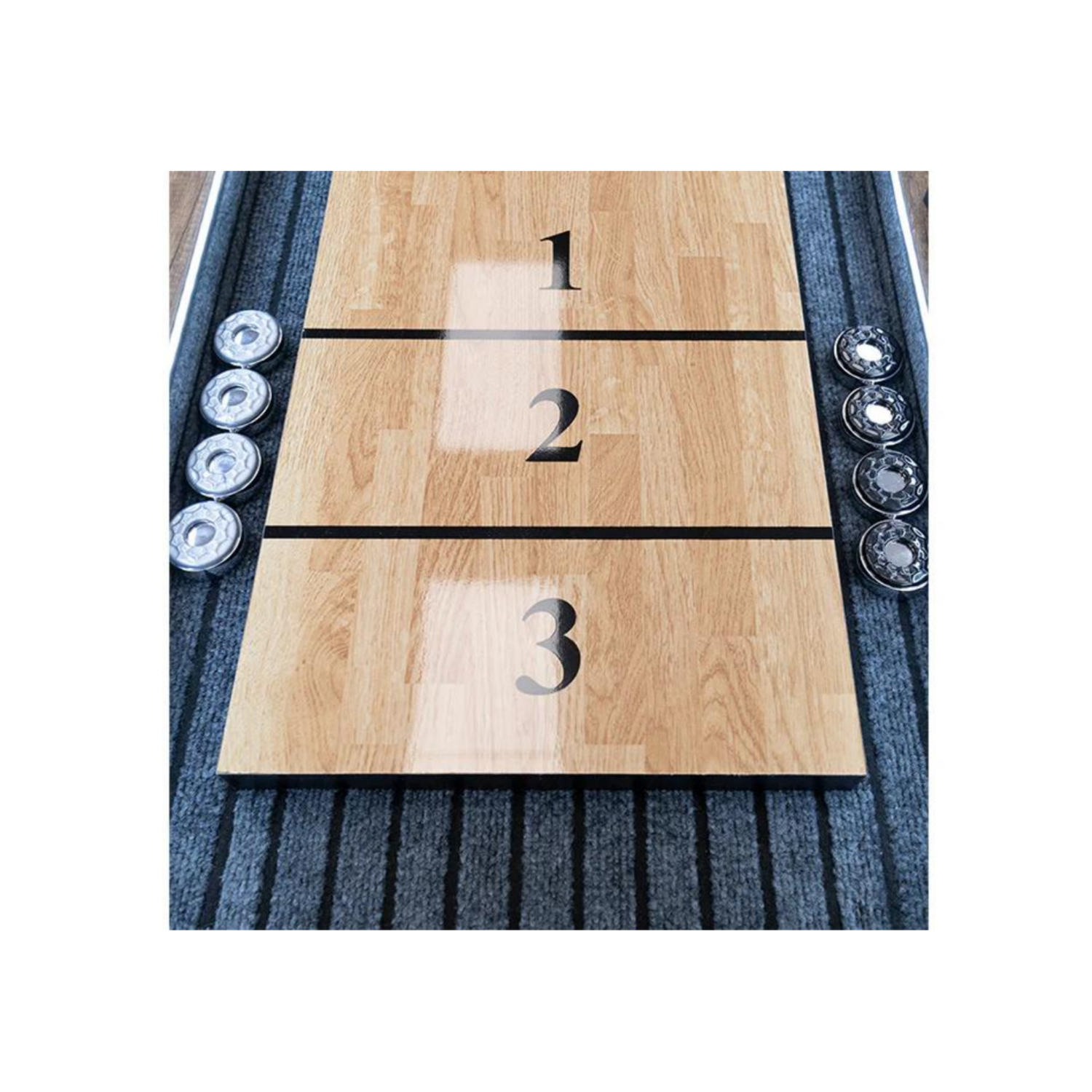9FT 2IN1 UrbanX Shuffleboard Table-LED Light