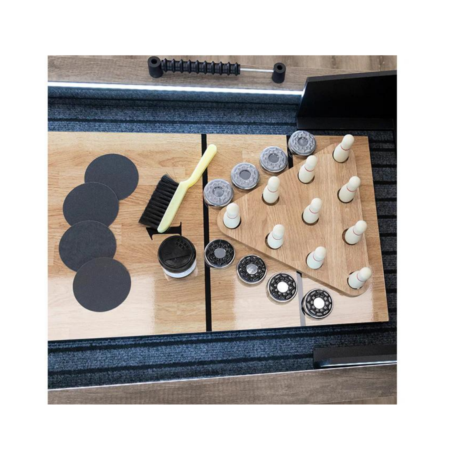 9FT 2IN1 UrbanX Shuffleboard Table-LED Light