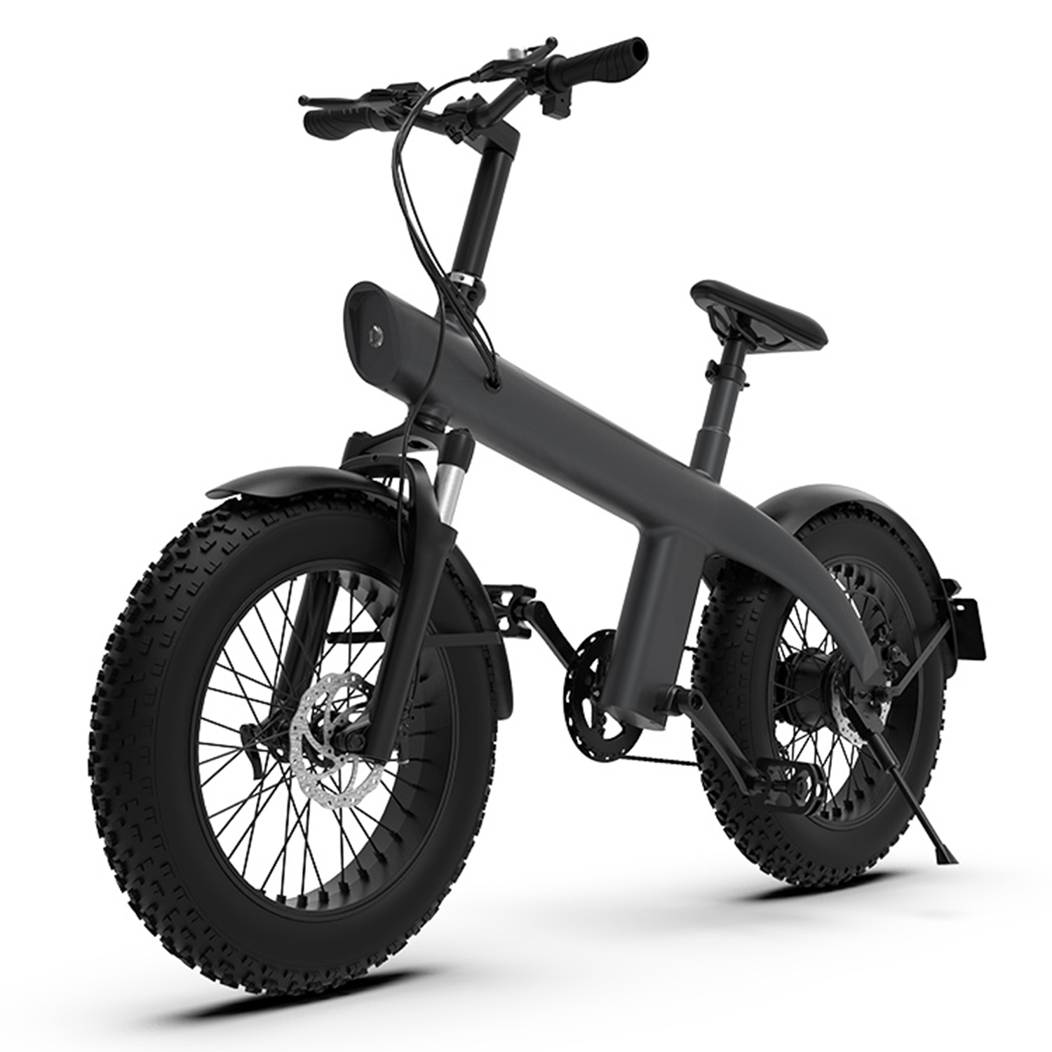 20" Off-Road Electric Bike-Black | Removable Battery