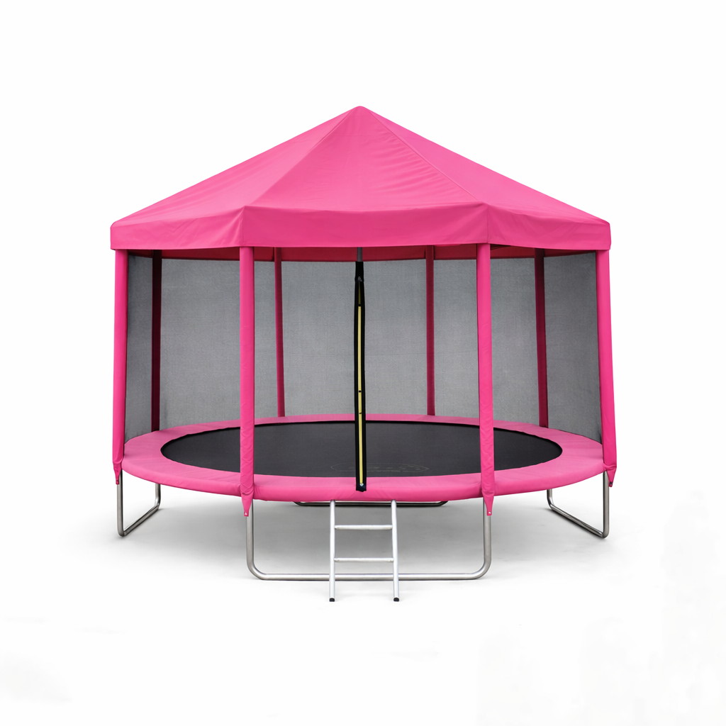 10FT SKYJUMP Trampoline(Pink) - Uxuan Sports