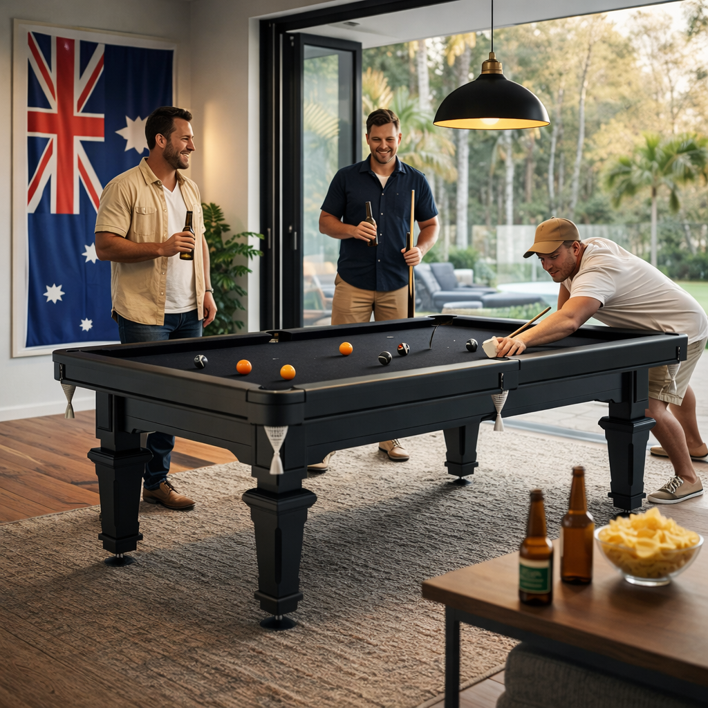 Victoria II Slate Pool Table - 7FT British Style/Black