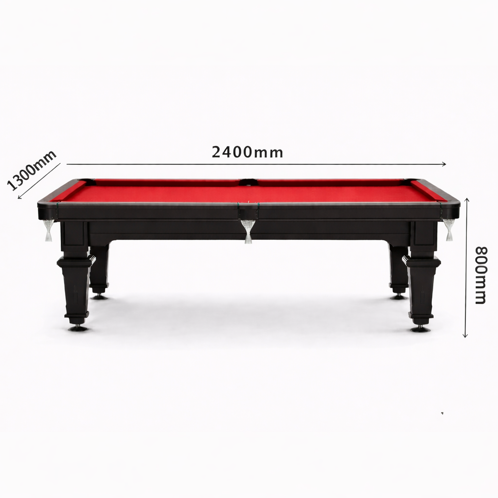 Victoria II Slate Pool Table - 7FT Professional Table/Red