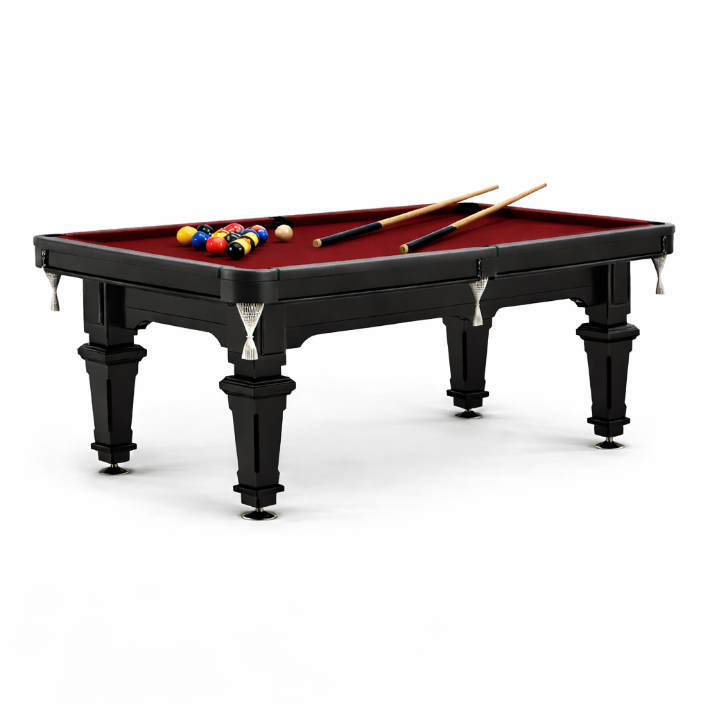 Victoria II Slate Pool Table - 7FT Professional Table/Red