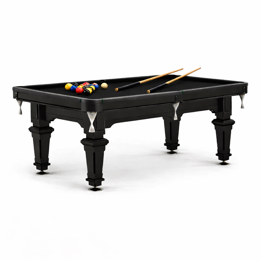 Victoria II Slate Pool Table - 7FT British Style/Black