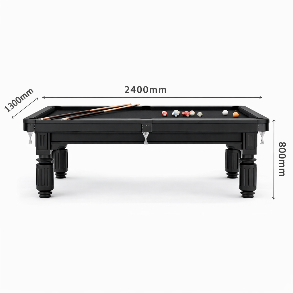 Waverley Slate Pool Table - 7FT Solid Wood Billiard/Black