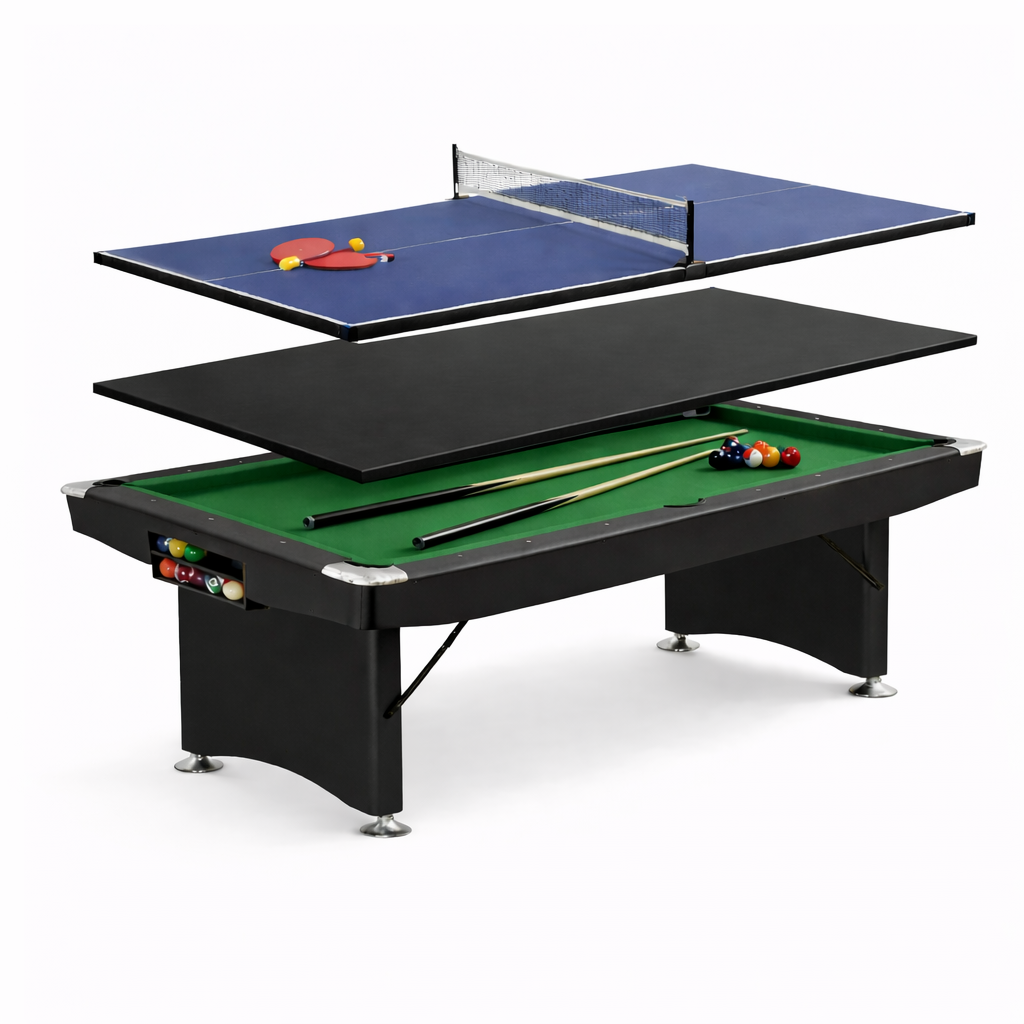 Winner 8FT Dining Pool Table-3IN1 Foldable|No Assembly Required