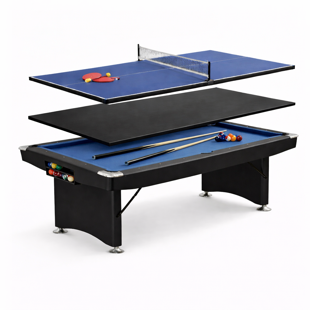 Winner 7FT Dining Pool Table-3IN1 Foldable|No Assembly Required