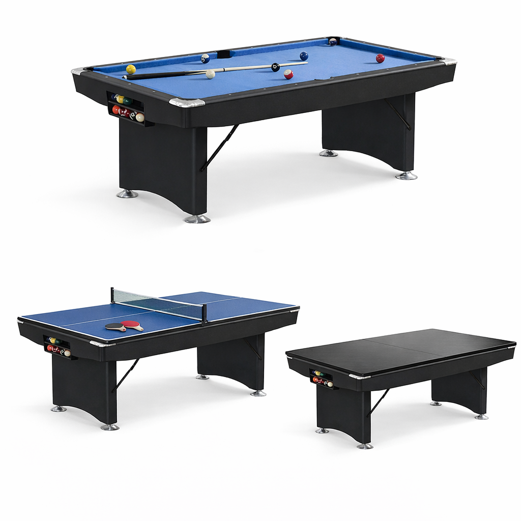 Winner 7FT Dining Pool Table-3IN1 Foldable|No Assembly Required