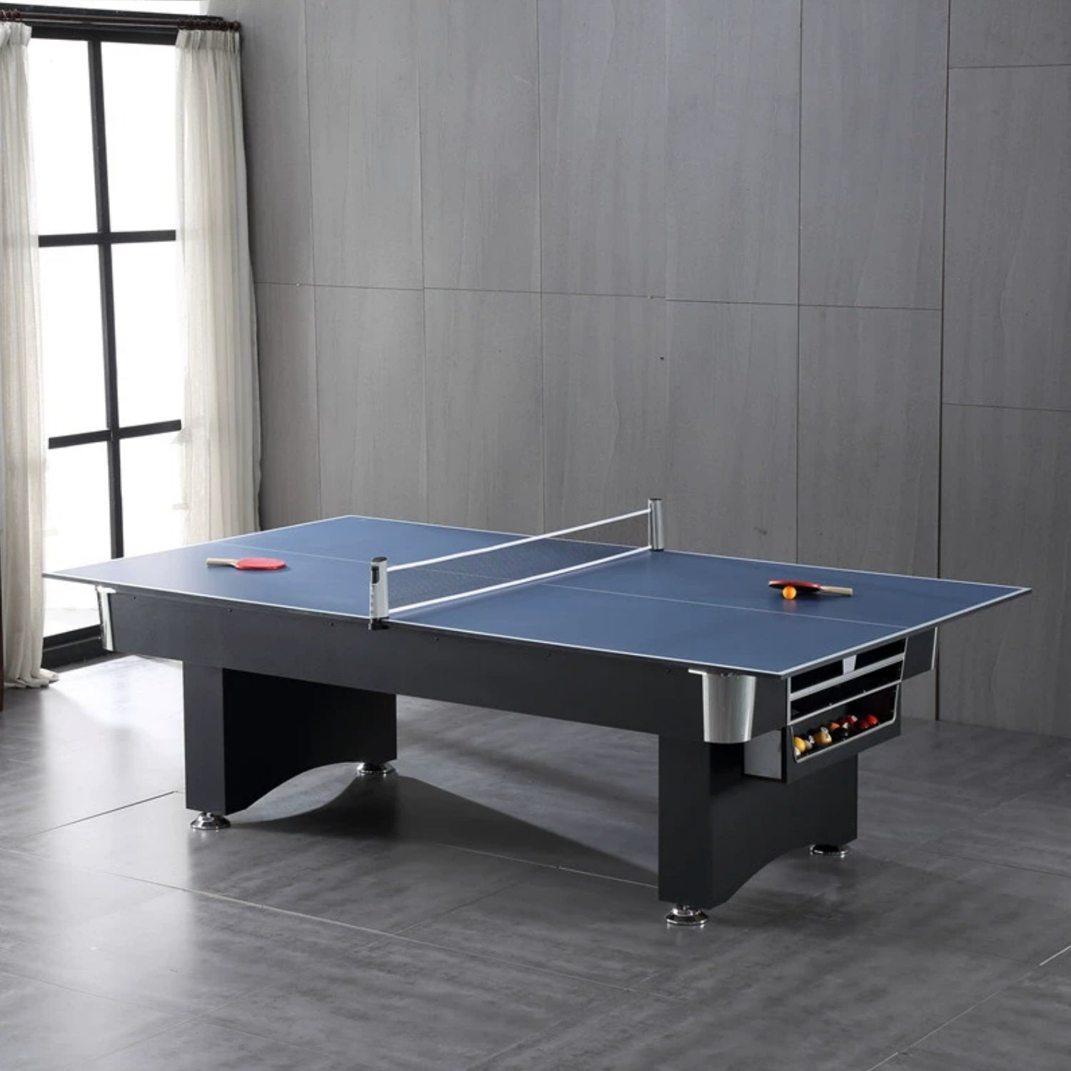 Winner Luxury 8FT Pool Table-2IN1 |No Assembly Required