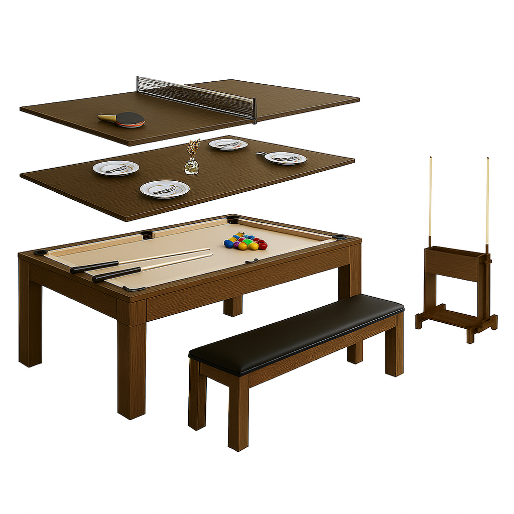 7FT Yarra Pool Table-5IN1 (Benches/Top Caddy) – Uxuan Sports