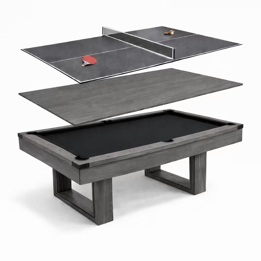 York Dining Pool Table -7FT 3IN1(Black Felt)