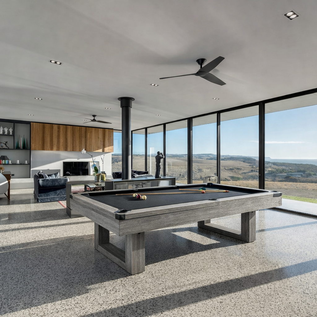 York Dining Pool Table -8FT 3IN1(Black Felt)