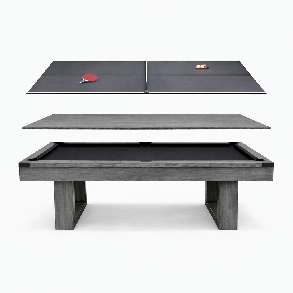 York Dining Pool Table -8FT 3IN1(Black Felt)