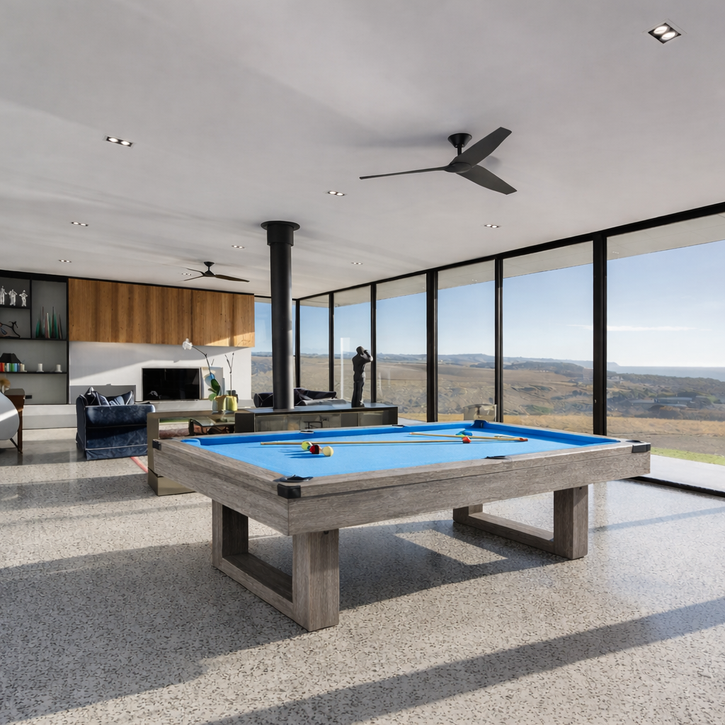 York Dining Pool Table -7FT 3IN1(Blue Felt)