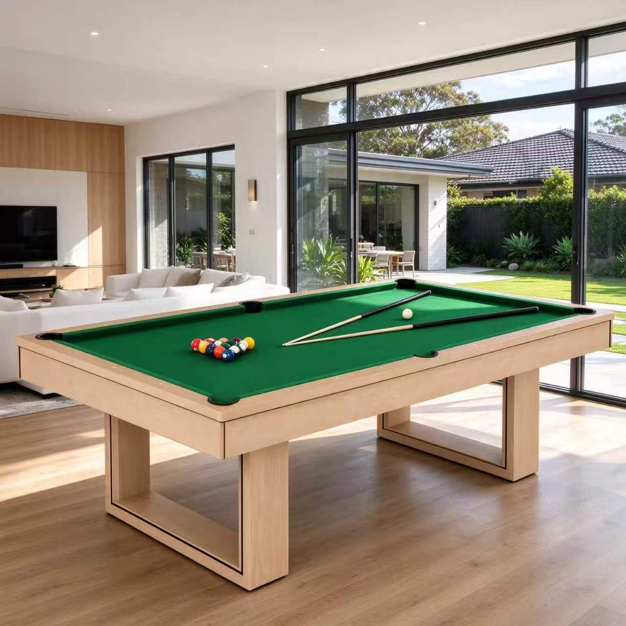 Plumas Pool Table - Green Felt  | Melbourne Factory Outlet Budget Model