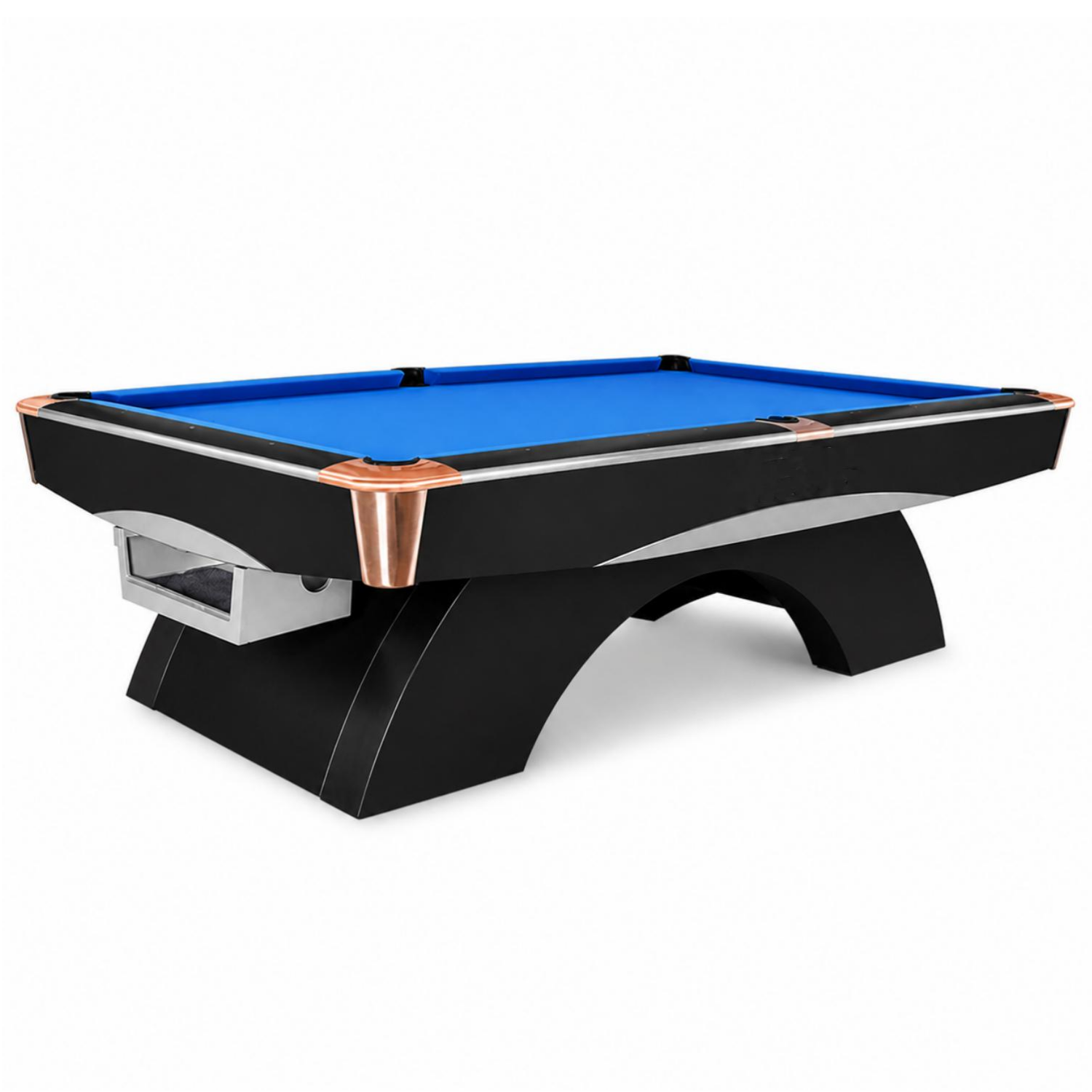 C004 9FT Slate Pool Table | Commercial 9-Ball Pool Table – Custom Made-Black