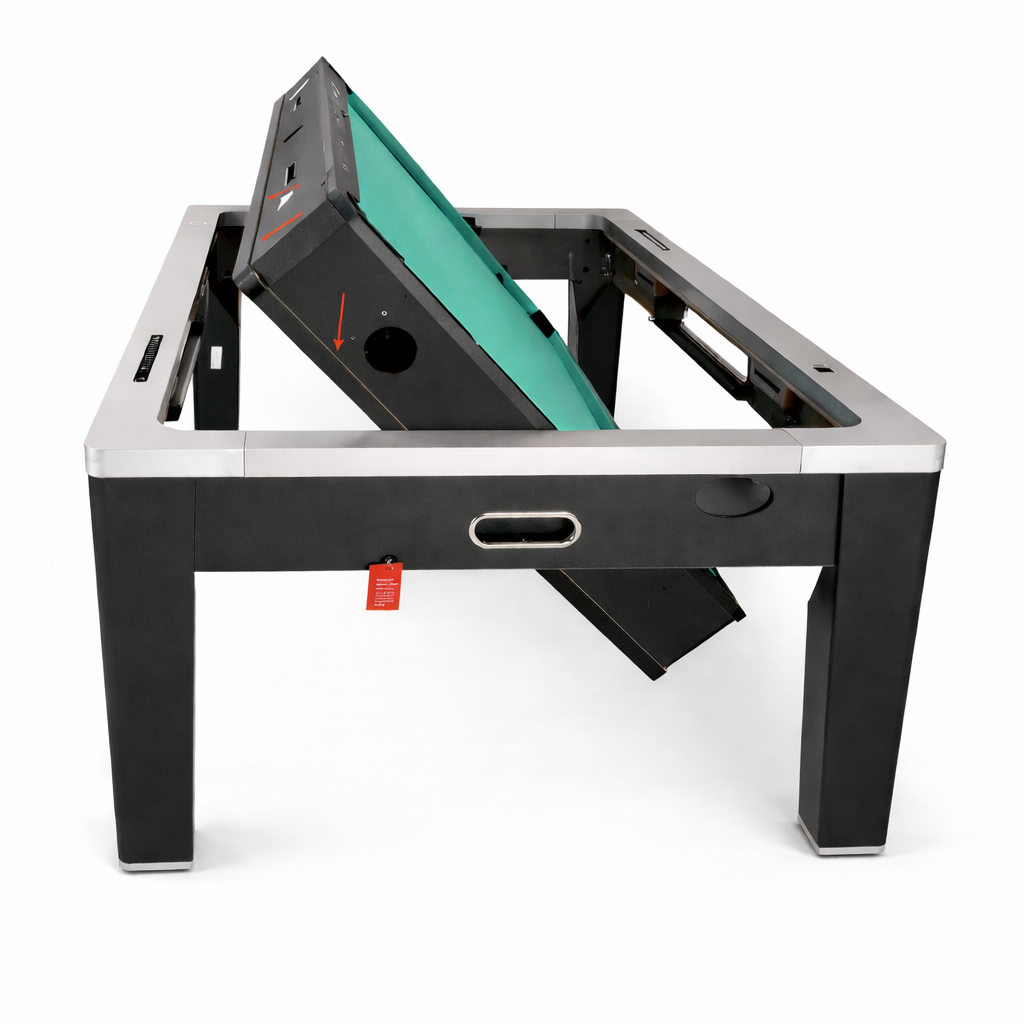 7FT 6IN1 Challenger Pool Table-Black