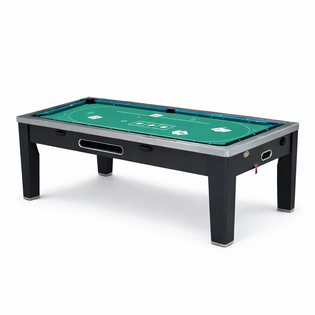 7FT 6IN1 Challenger Pool Table-Black