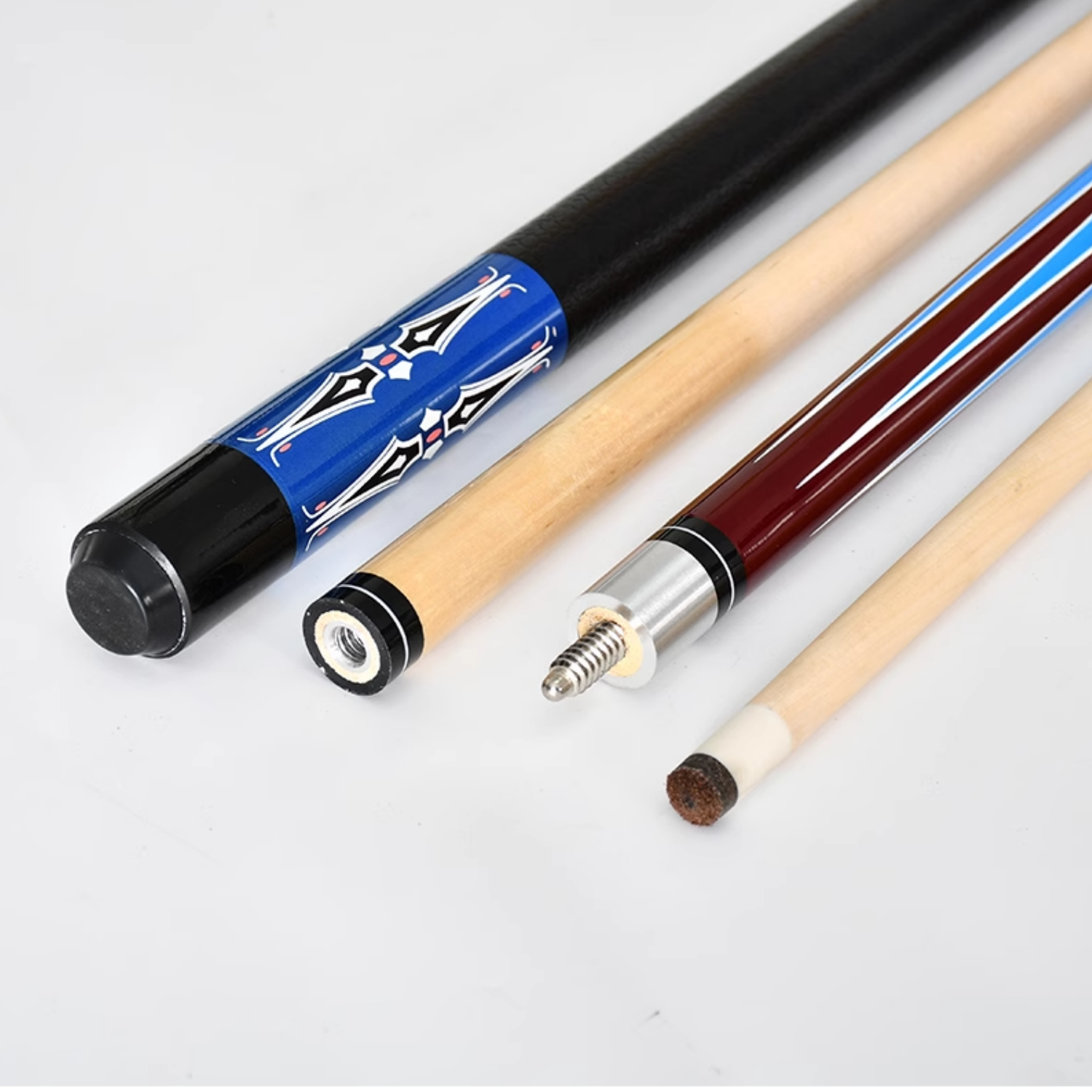 CUESOUL 21oz 1/2 Jointed Maple Pool Cue Stick with Case CSBK002 CUESOUL 21oz 1/2 Jointed Maple Pool Cue Stick with Case CSBK002