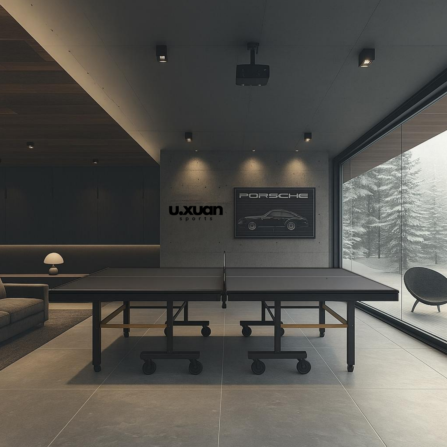 19mm Table Tennis Table-Dark Knight  | 10 Minutes QuickPlay Assembly