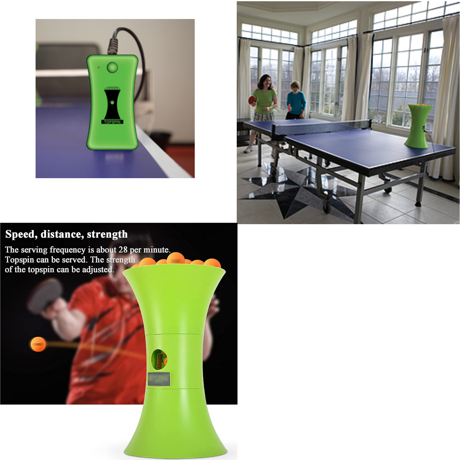 iPong Topspin Table Tennis Trainer Robot-Entry Level