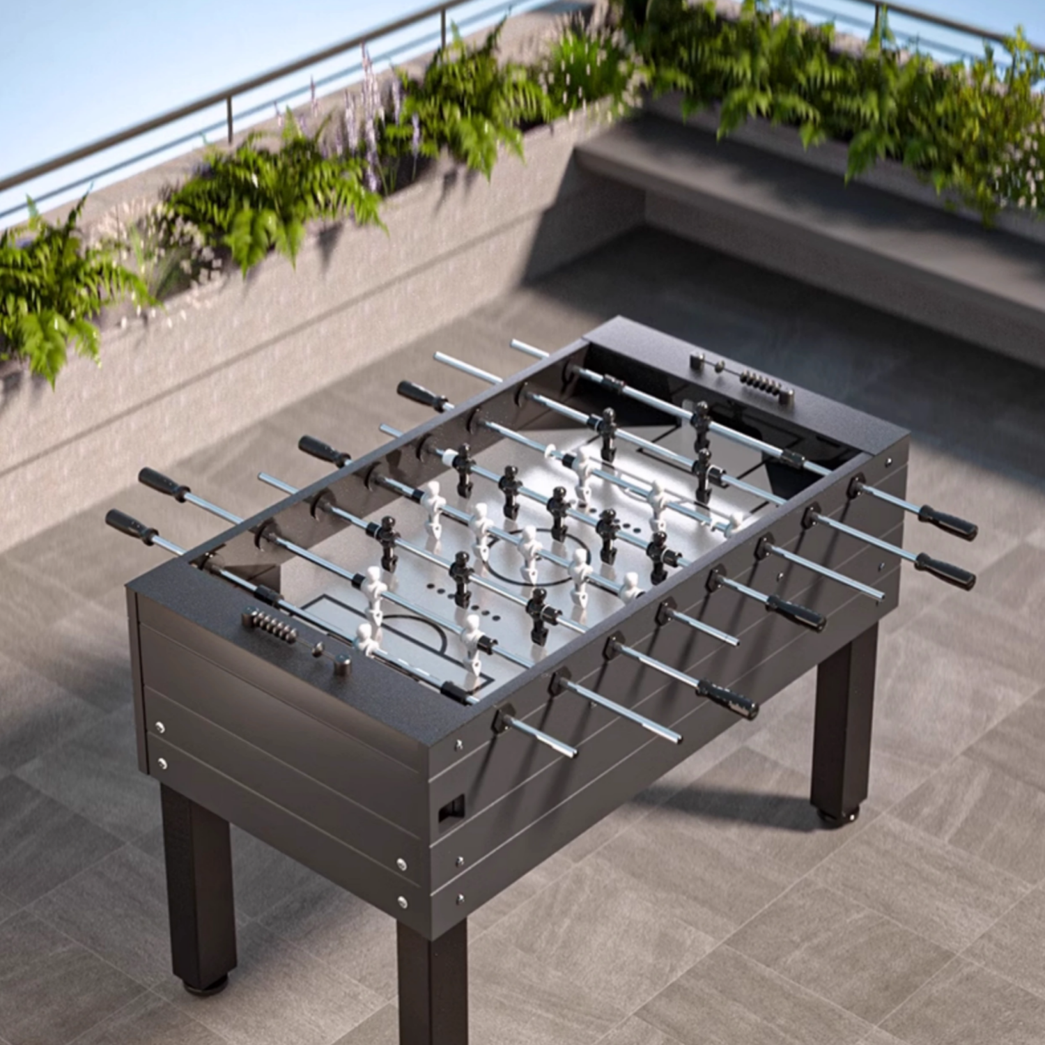 5FT Outdoor Foosball Table-Built for All-Weather Durability