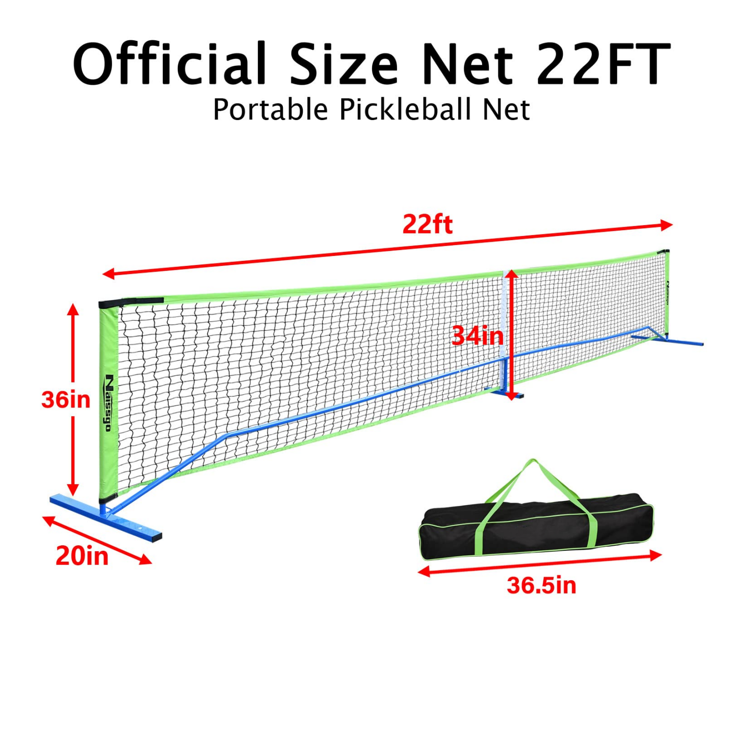 Portable Pickleball Set