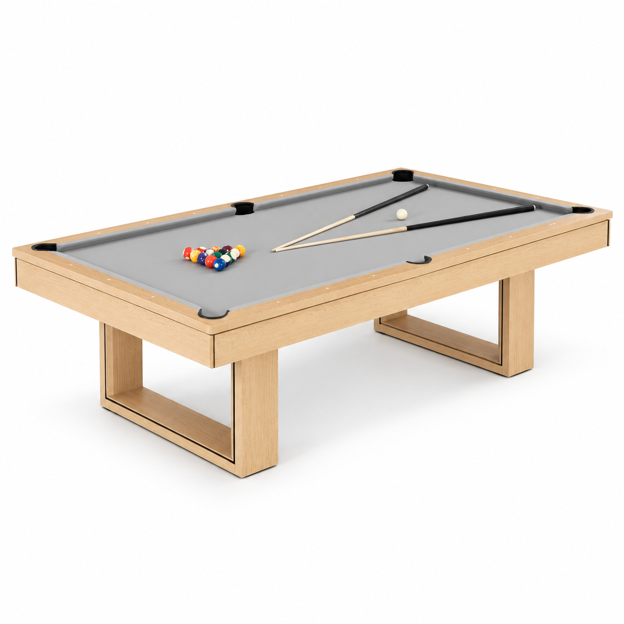Plumas Pool Table - Gery Felt  | Melbourne Factory Outlet Budget Model