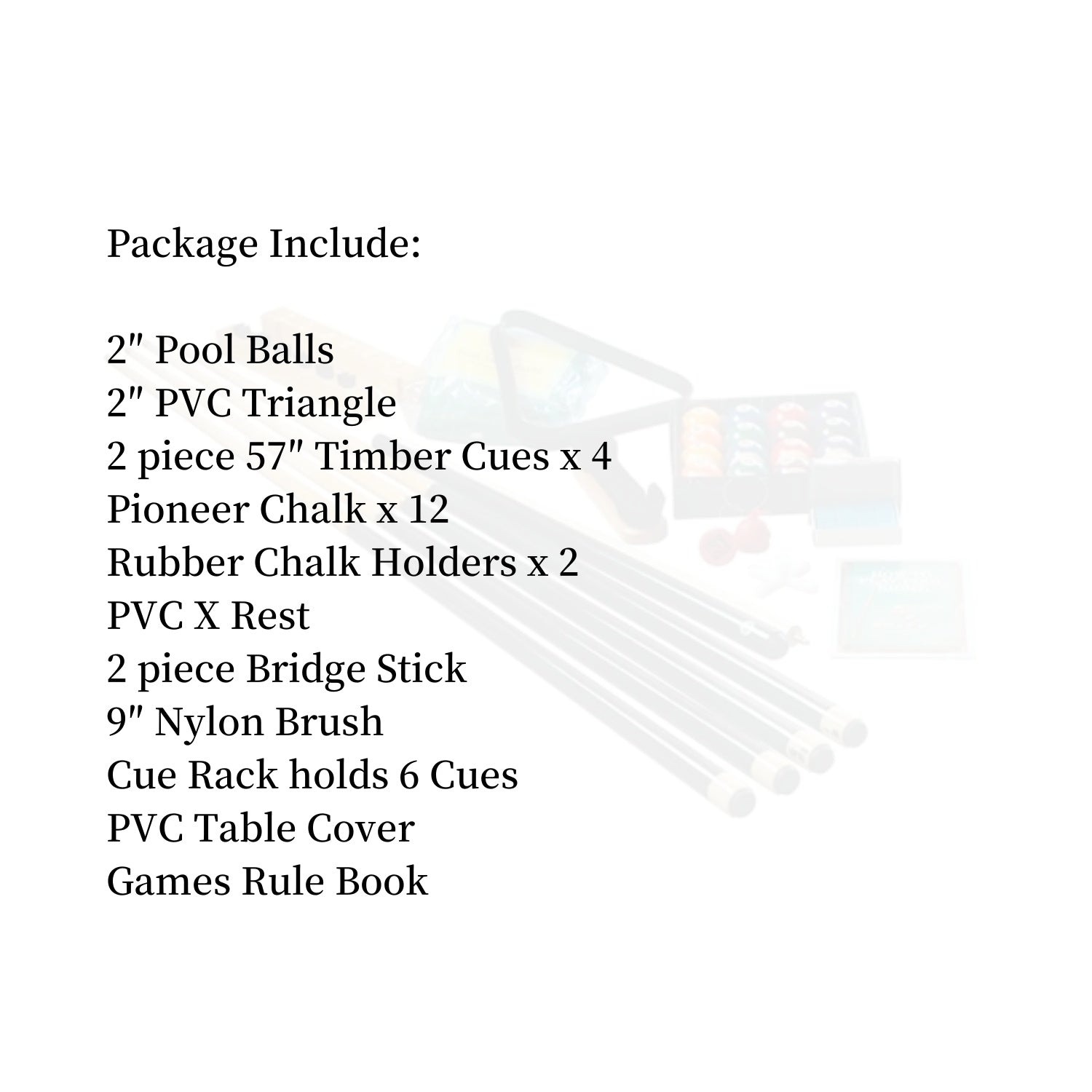 Pool Table Accessories Kit – Uxuan Sports