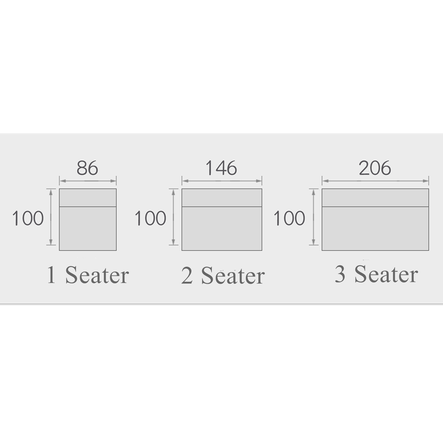 Utu Sofa - 2 Seater/3 Seater Wool Fleece-Custom Made